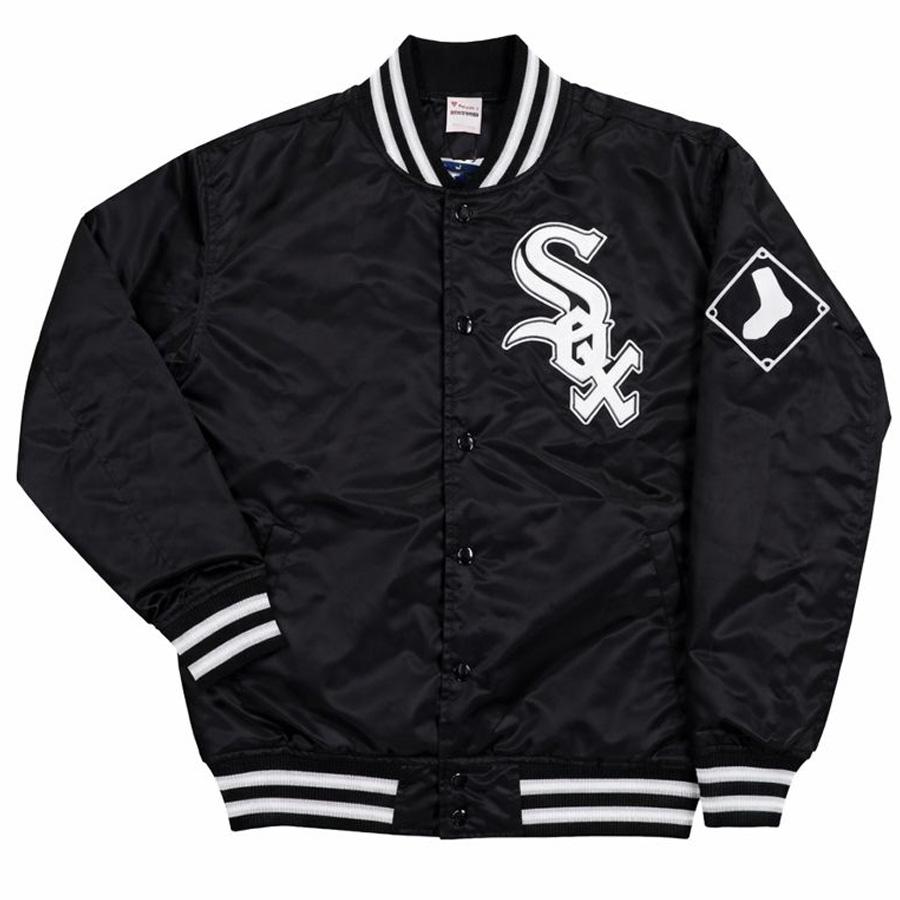 MLB ホワイトソックス ジャケット サテンジャケット アウター Fanatics