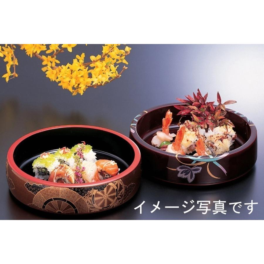 DX寿司桶 二色金箔 尺2 5人用 業務用 日本製 手巻き寿司 海鮮盛合せ