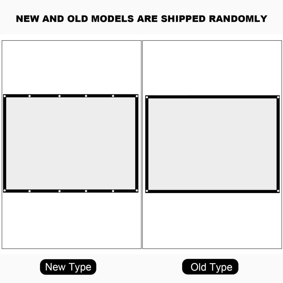 プロジェクター スクリーン 4:3 84インチ ポータブル 折り目がない