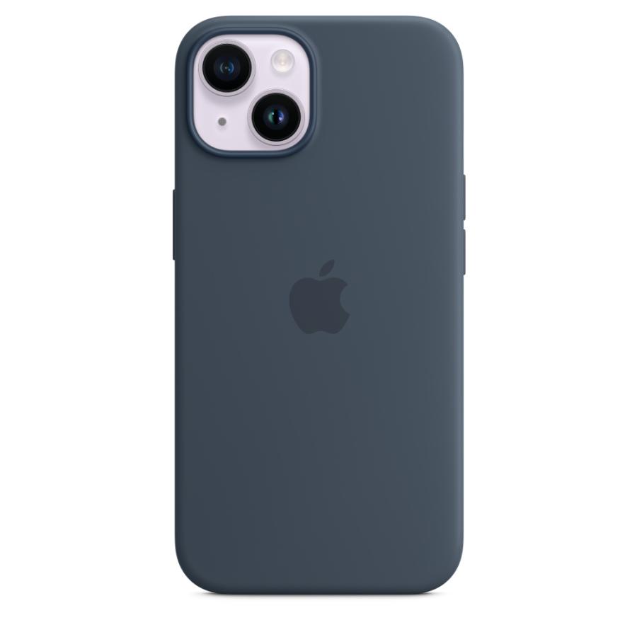 Apple 純正 iPhone 14 シリコンケース ストームブルー 青 ネイビー