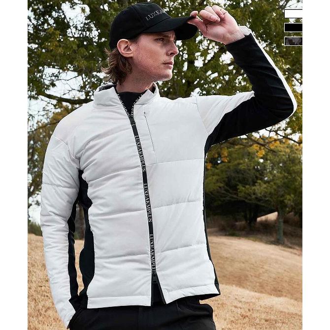 LUXE AKM PLUS リュクスエイケイエムプラス ゴルフ 袖ロゴフィット中綿