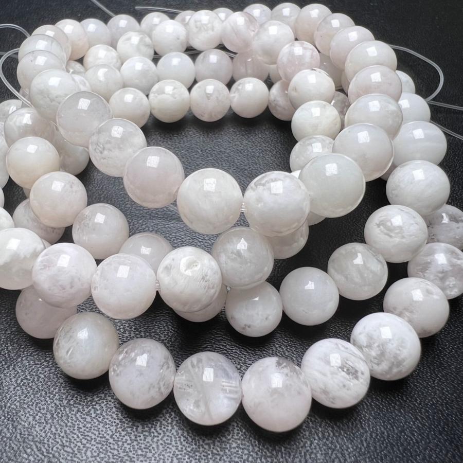 セリサイトインクォーツ 9-9.5mm 1連分 ブレスレット2本セット