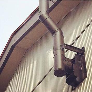 壁面強化眼鏡板 薪ストーブ二重断熱煙突用部材 : ペレットマン! - 通販