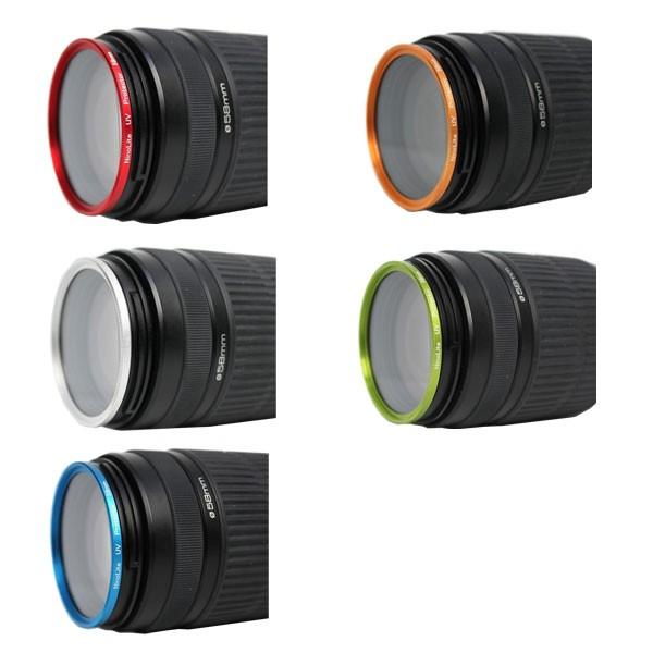UVフィルター 49mm 5色選択 カメラ レンズ プロテクター 保護