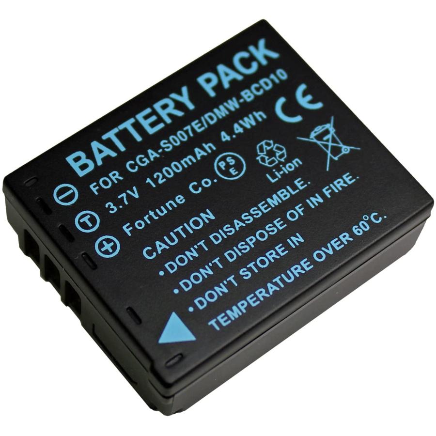 パナソニック Panasonic DMW-BCD10 互換バッテリー LUMIX DMC-TZ1 DMC