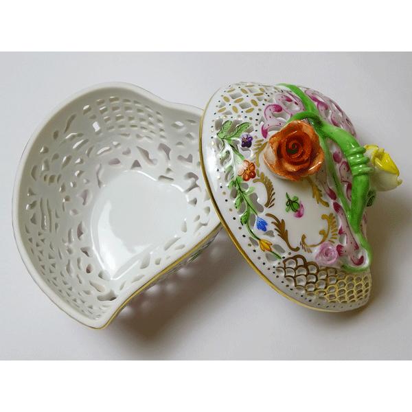 ヘレンド ファンタジー ハート型ボンボニエール(6200/C) : ピナコテカ