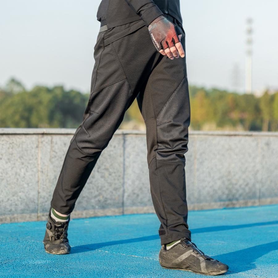 ROCKBROS サイクルパンツ 冬用 サイクリングパンツ ロングパンツ