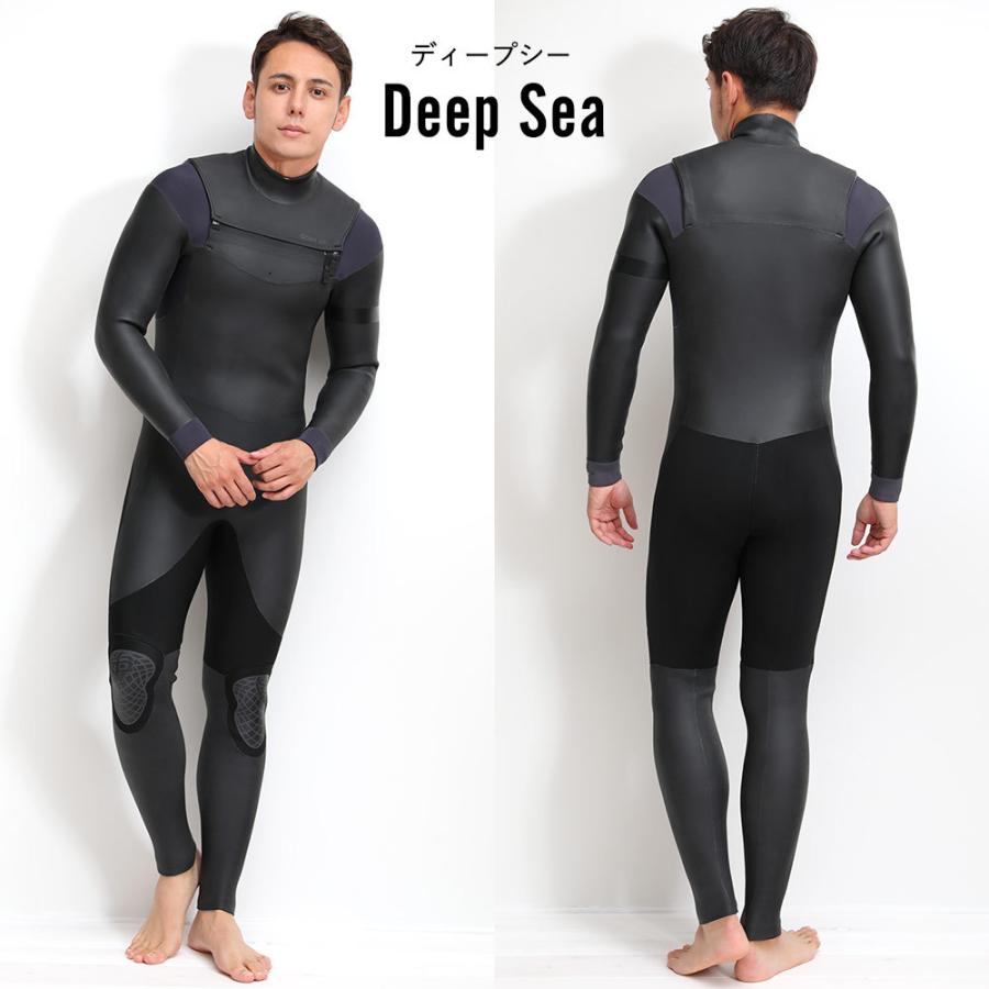 FELLOW セミドライ ウェットスーツ メンズ ALL3mm チェストジップ