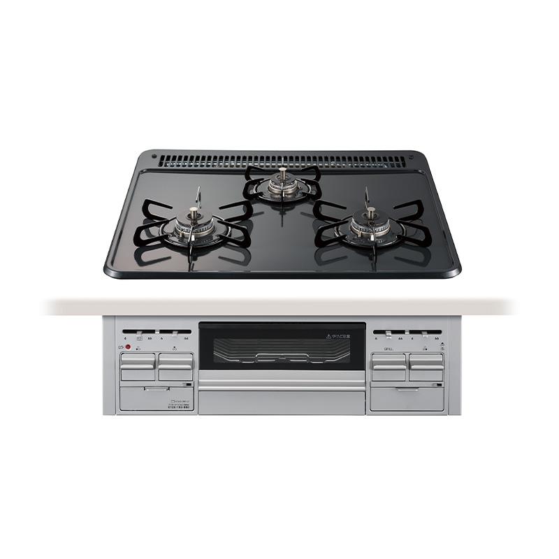 送料無料 タカラスタンダード ビルトインコンロ TN36V-60T シルバー