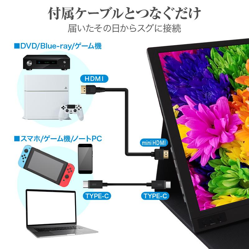 creer（クレエ） モバイルモニター ゲーム 15.6インチ switch フルHD