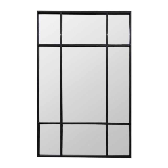 ミラー 鏡 ウォールミラー 壁掛け モダン アイアンフレーム シンプル