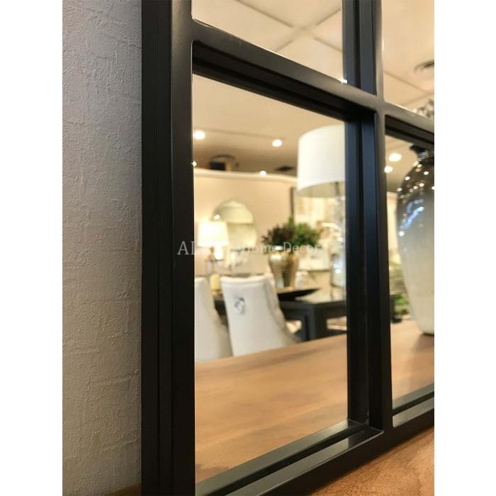 ミラー 鏡 ウォールミラー 壁掛け モダン アイアンフレーム シンプル