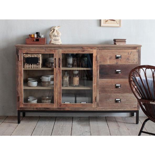 リビングボード キャビネット サイドキャビネット 木製 おしゃれ