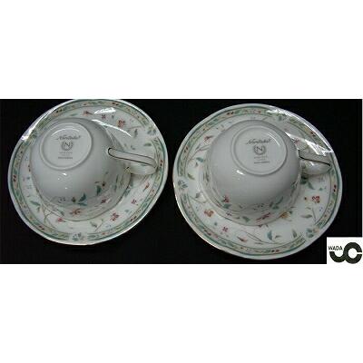 ノリタケ Noritake 花更紗 ティー・コーヒー碗皿ペア カップ＆ソーサー