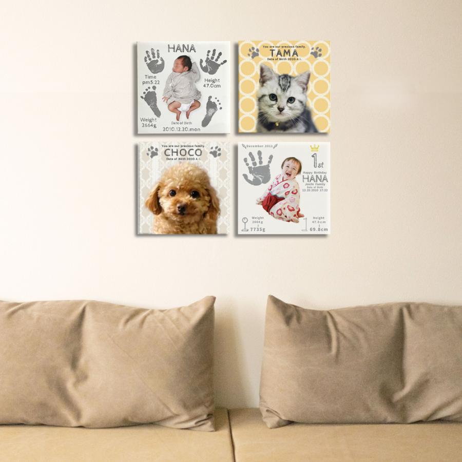 出産祝い 誕生記念 記念日 壁掛け インテリアキャバス ベビー