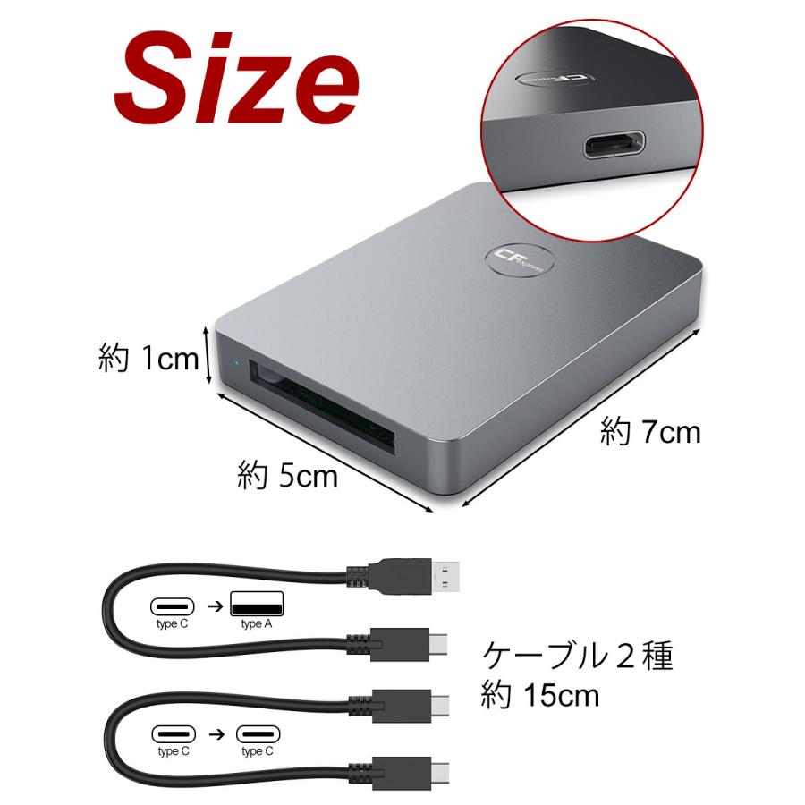 cfexpress type b カードリーダー CFexpressリーダー USB3.1 Gen2