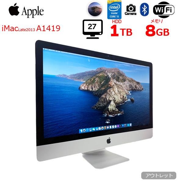 iMac（Apple） Apple iMac ME088J/A Late 2013 A1419 27インチ一体型