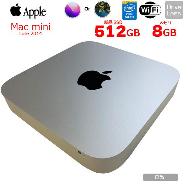 Mac mini Apple MGEN2J/A A1347 Late 2014 小型デスク 選べるOS