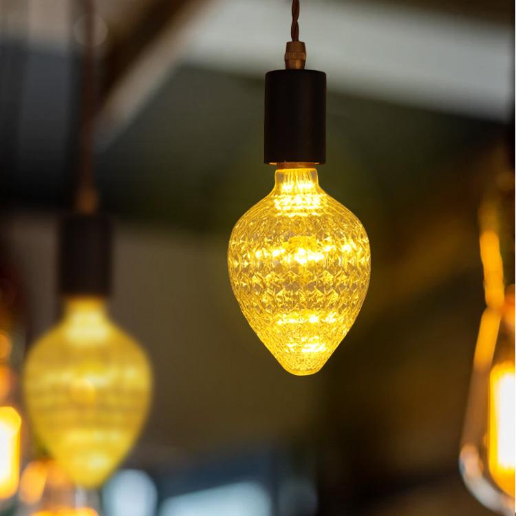 LED電球 レトロランプ エジソン型 スパークリングバルブ led 口金E26