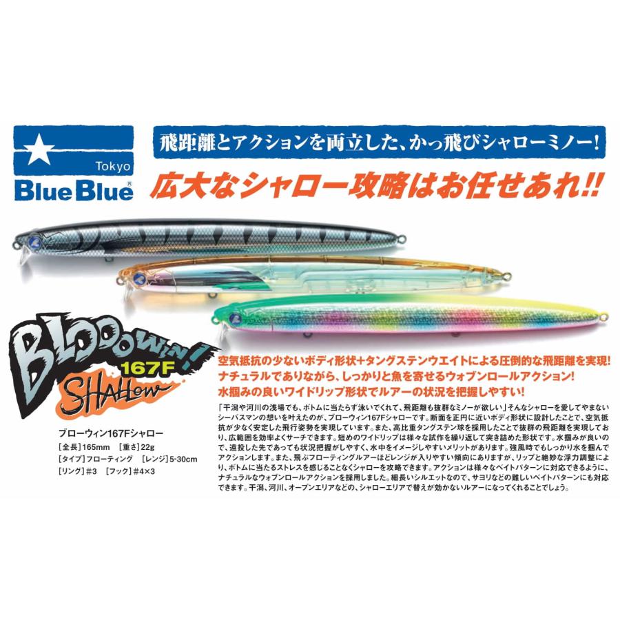BLUE BLUE（ブルーブルー） ブローウィンBLOOOWIN! 167F シャロー