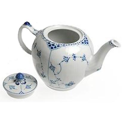 ブルーフルーテッド 食器 ティーポット1000ml 北欧 単品 ロイヤル