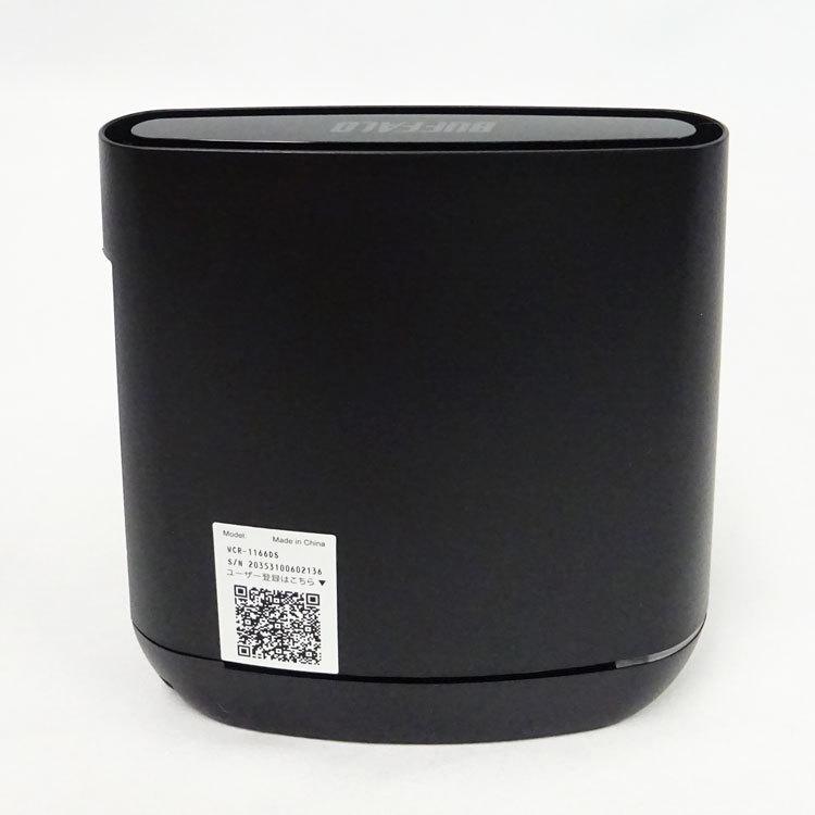 AirStation 【中古】〇即納〇BUFFALO コンパクト無線LAN親機 ブラック