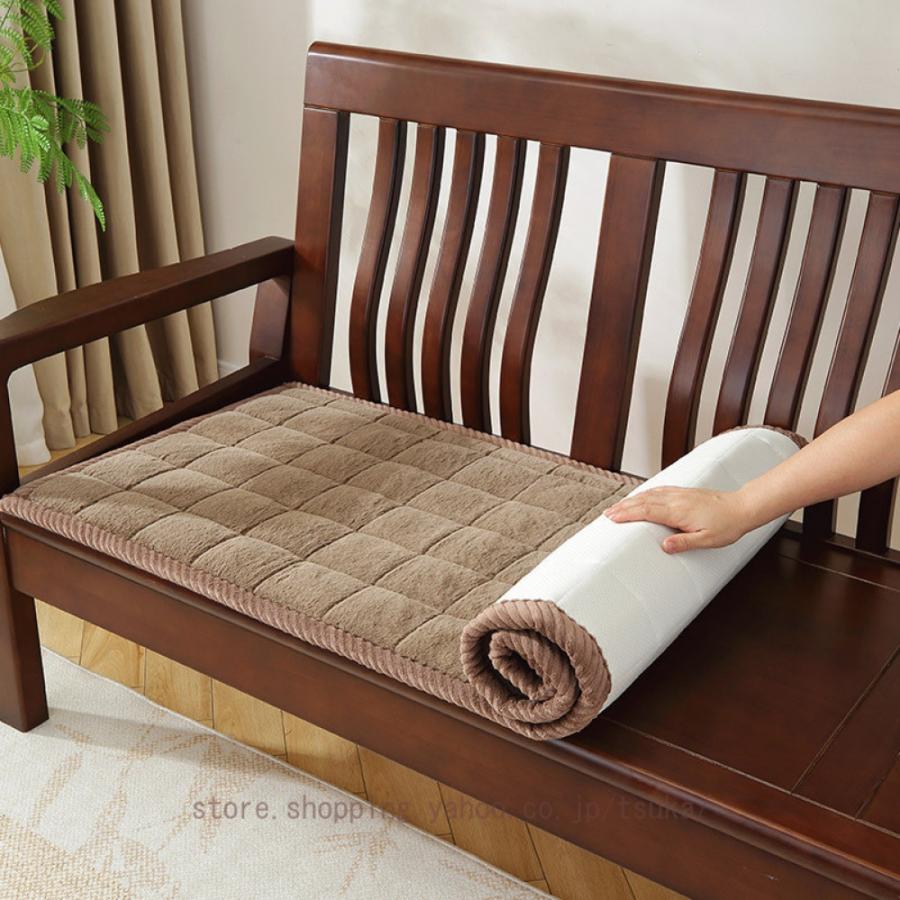 ソファーマット 厚手 長座布団 ごろ寝マット チェアクッション フロア