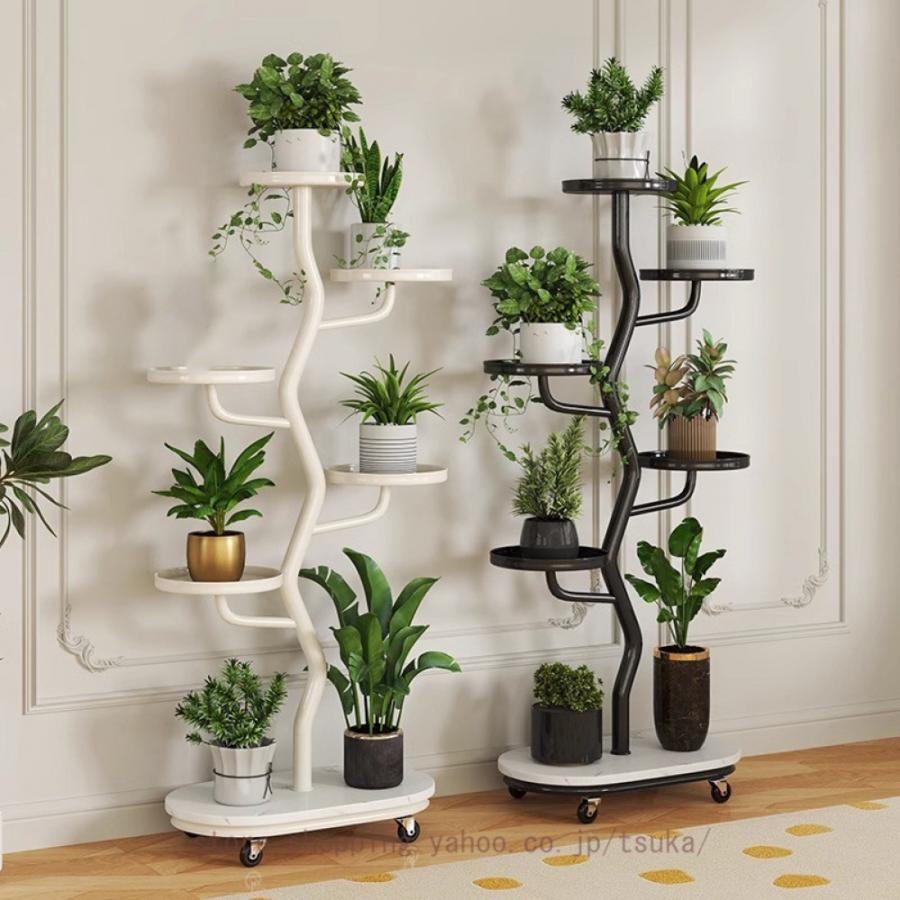多段 フラワースタンド プランターラック ガーデニング 花台 鉄製