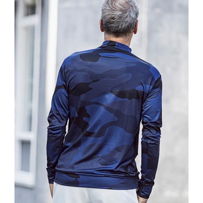 1PIU1UGUALE3 RELAX ウノピゥウノウグァーレトレ カモ柄モックネックT