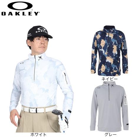 OAKLEY（オークリー） （メンズ）ゴルフウェア 吸汗速乾 長袖 ハーフ