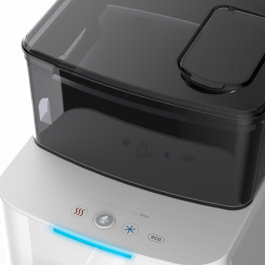 タンク一体型浄水器内蔵ウォーターサーバーanytime PU ホワイト