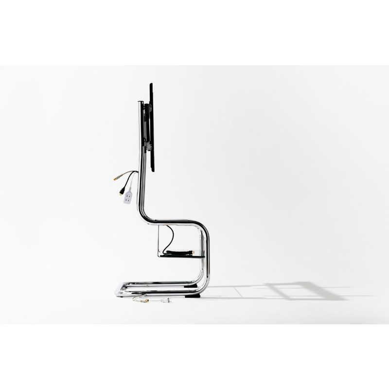 ザイトガイスト 34〜60型対応 壁寄せテレビスタンド シルバー FSM