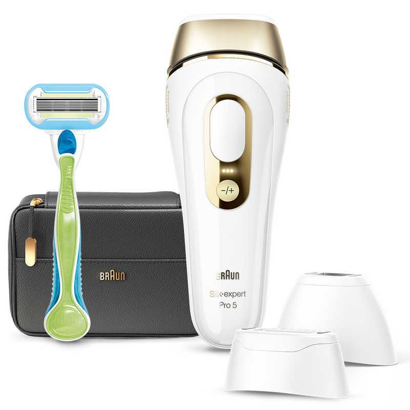 BRAUN（ブラウン） 家庭用光美容器「シルクエキスパートPro5」ホワイト