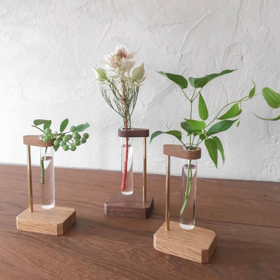 広口試験管の一輪挿し フラワーベース 花器 花瓶 : Atelier Yadori