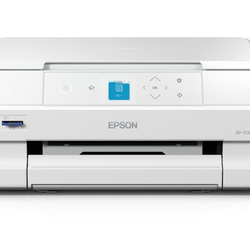 EPSON EP-717A A4カラーインクジェット複合機 ホワイト : ヤマダデンキ