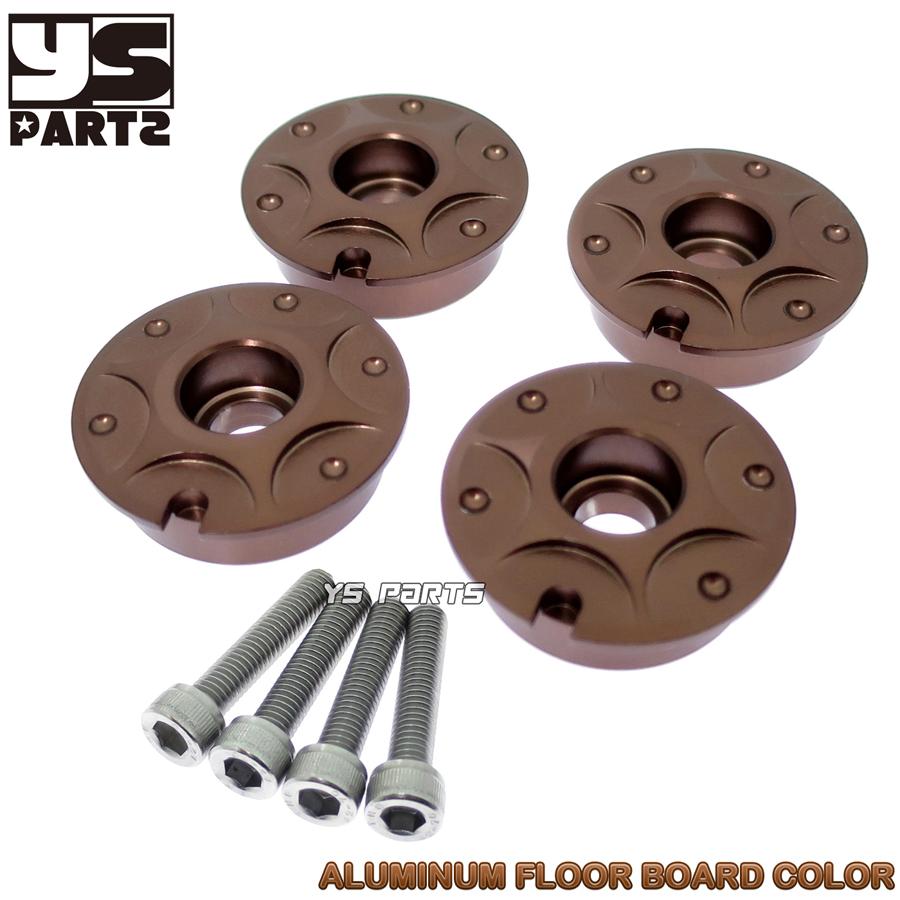 高品質 アルミCNCフロアボードカラー4個SET銅1型シグナスX SE12J 台湾