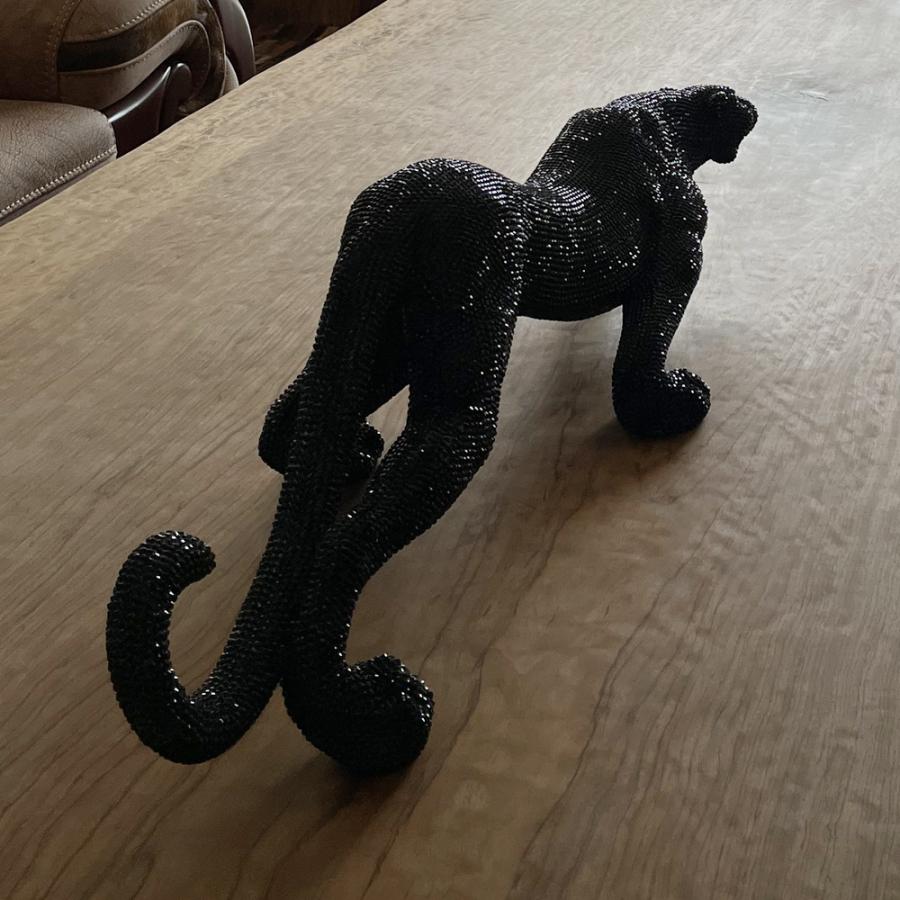 ブラックジャガー アート オブジェ インテリア おしゃれ 店舗 大型