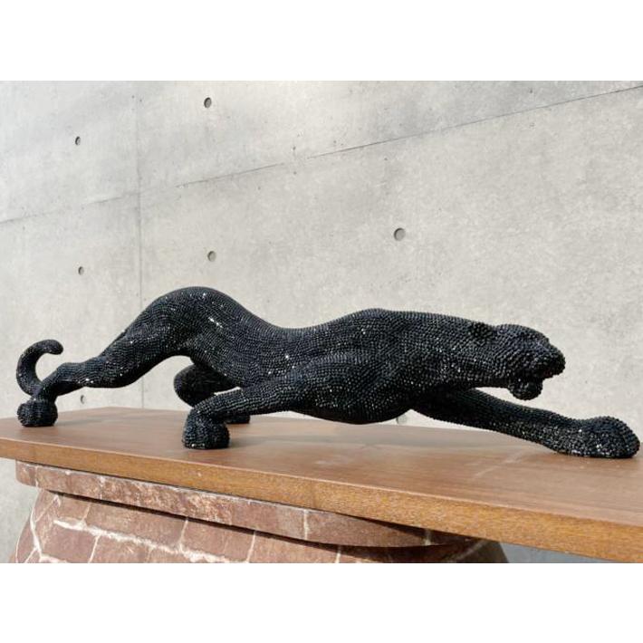 ブラックジャガー アート オブジェ インテリア おしゃれ 店舗 大型