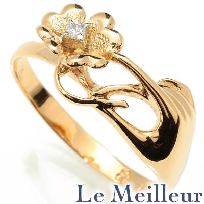 k18yg花モチーフリングのおすすめ人気商品一覧 通販 - Yahoo!ショッピング