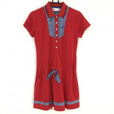 VIVA HEART ゴルフ ワンピース（色：レッド系）｜レディースウエア