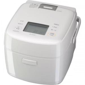 三菱（MITSUBISHI） 炊飯器 3.5合 備長炭 炭炊釜 IH 白磁 はくじ NJ