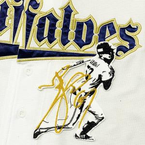 ☆送料無料☆オリックス バファローズ 西川龍馬 サイン 白 応援 刺繍