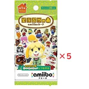 どうぶつの森amiiboカード 第1弾 (5パックセット) : FLOWER STYLE