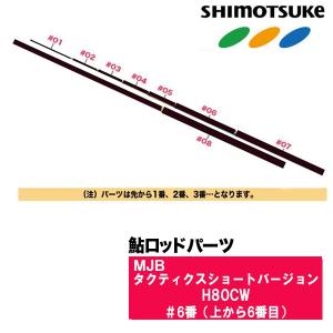 SHIMOTSUKE（シモツケ） 鮎ロッドパーツ 018195 MJBブラックバージョン