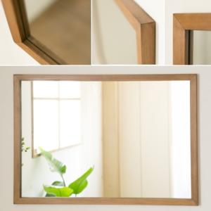 洗面台 鏡 木枠 交換 diy 洗面鏡 /オーク 800×600 木枠幅30mm/ 姿見