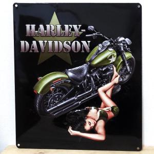 Harley Davidson（ハーレー・ダビッドソン） ブリキ看板 ガレージ