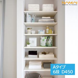 南海プライウッド 可動棚板セット Aタイプ 4段D300 奥行300mm【南海