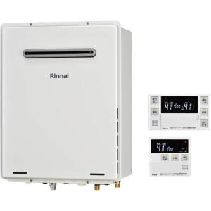 リンナイ（Rinnai） ガスふろ給湯器 オート 24号 屋外壁掛形 RUF