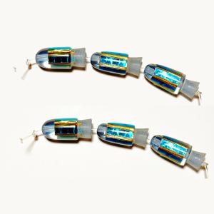 峰 漁具 ナイロン ビシヨマ 3匁 50号 20cm間隔 100m 500ヶ個数 漁師用