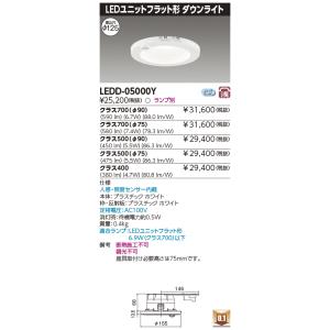 TOSHIBA（東芝） LEDD-03001 LEDダウンライト ユニットフラット